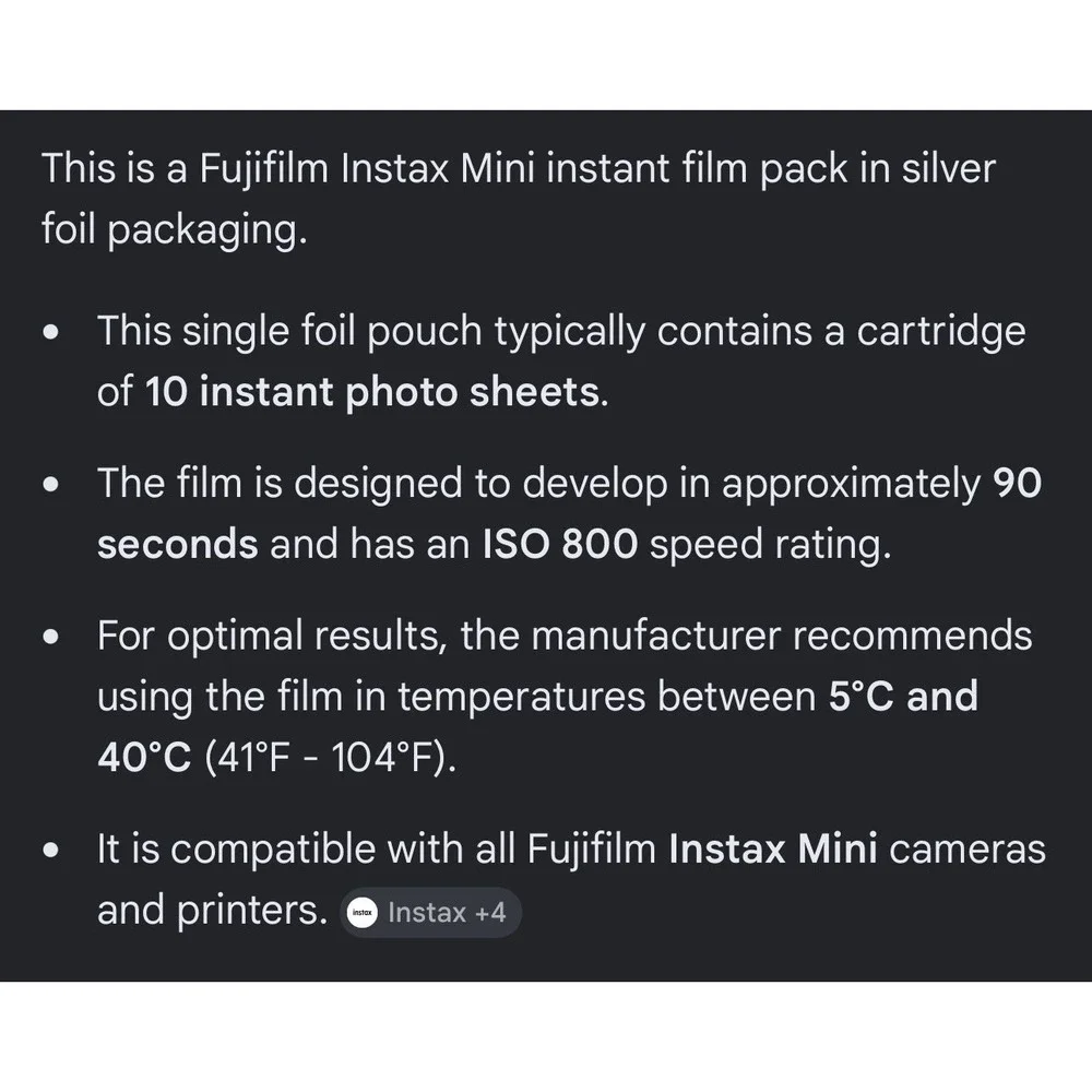 Instax Photo book and NIP Fujifilm Instax Mini 10 Pack Instant Fujifilm Mini